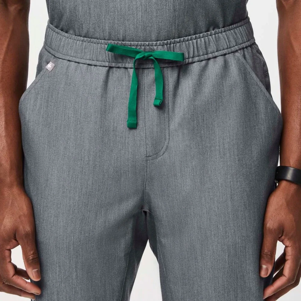 Figs Tansen Jogger Scrub Pants Men’s Gray Green Drawstring Size S MXXSW2004